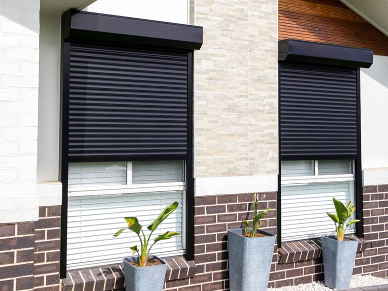 Roller Shutters Black